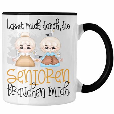 Altenpflegerin Altenpfleger Tasse Geschenk Altenpflege Lustiger Spruch Danke Lasst Mi