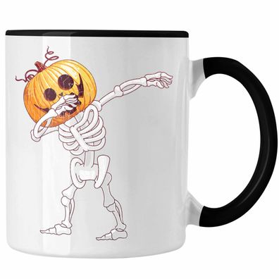 Halloween Tasse Kérbis Dekoration Becher Skelet Dab Tanzen