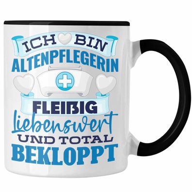 Altenpflegerin Tasse Geschenk Altenpfleger Frauen Geschenkidee Pflegekraft Total Bekl