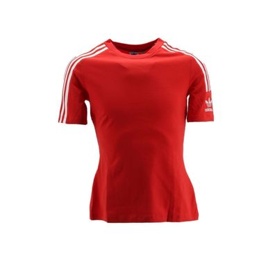 Adidas Originals Tight Tee Damen T-Shirt Sportshirt Fitness Shirt Rot FM2594 28 / 2XS