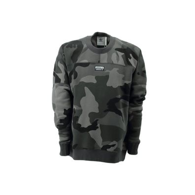 Adidas Originals Trefoil R.Y.V. Camo C. Pullover Sweatshirt camouflage ED7168 S