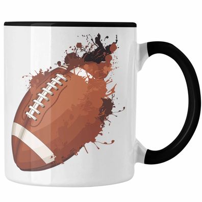 American Football Tasse Geschenk Football-Spieler Geschenkidee Grafik