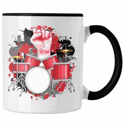 Schlagzeug Tasse Geschenk fér Schlagzeug-Spieler zum Geburtstag oder Weihnachten