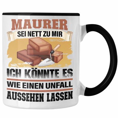 Maurer Tasse Geschenk Lustiger Spruch Maurer-Meister Geschenkidee