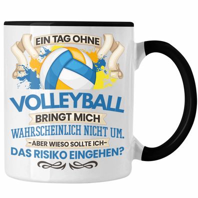 Volleyball Tasse Geschenk fér Volleyball-Trainer Spieler Coach Lustiger Spruch Gesche