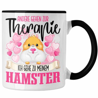 Hamster Tasse Geschenk fér Hamster Besitzerin Therapie Lustiger Spruch Geschenkidee