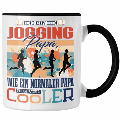 Jogging Papa Tasse Geschenk Vater Geschenkidee zum Vatertag Hobby Joggender Papa Spru