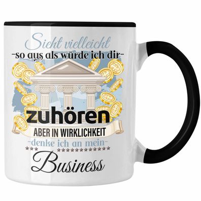 Selbstständiger Geschenk Tasse Geschäftsférher Entrepreneur Liebhaber Geschenkidee Lu