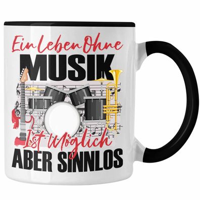 Musiker Tasse Geschenk Spruch Band Geschenkidee Ein Leben Ohne Musik