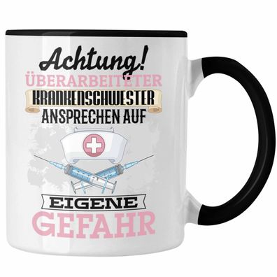 Krankenschwester Tasse Geschenk Lustiger Spruch Geschenkidee Kaffeebecher fér Kranken