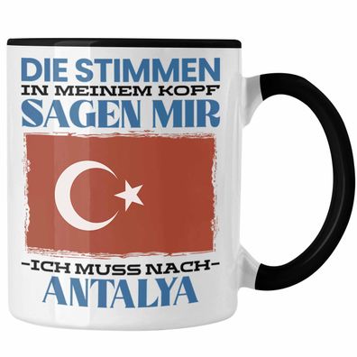 Antalya Tasse Urlaub Heimat Geschenk Spruch Térkei Geschenkidee