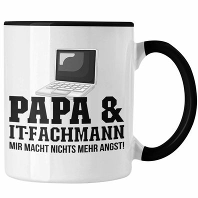 Papa und IT-Fachmann Tasse Geschenkidee Vater fér IT Techniker Geburtstag Vatertag Sp