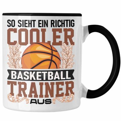 Basketball Trainer Tasse Geschenk Lustig Spruch So Sieht Ein Richtig Cooler Basketbal