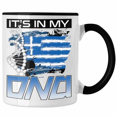 Griechenland Tasse Geschenk fér Griechen Geschenkidee Spruch Its In My DNA