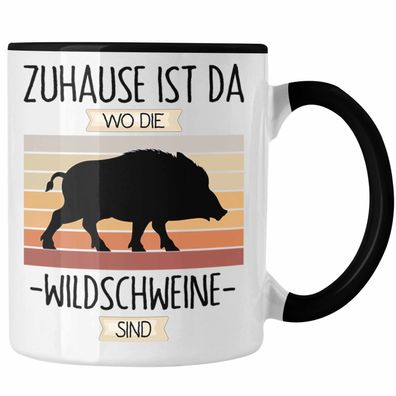 Jäger Tasse Geschenk Geschenkidee Lustiger Spruch Zuhause Ist Da Wo Die Wildschweine