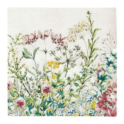 Lunchservietten „Wild Meadow“, 33x33 cm, 3-lagig, Home Fashion®, 20 Stück