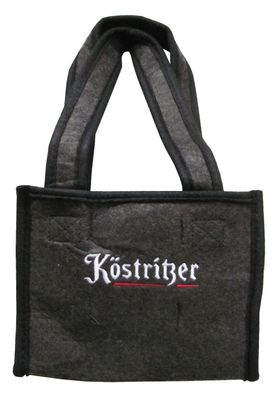 Köstritzer Brauerei - Tragetasche - Tasche für 6 Bierflaschen - 21 x 14 x 15 cm