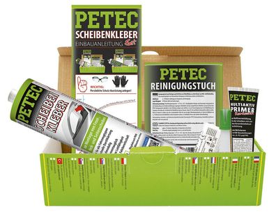 Petec Scheibenkleber-Set 83333, zur Montage von Front-, Heck- & Seitenscheiben