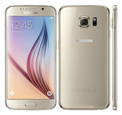 Samsung Galaxy S6 SM-G920 Gold 3GB/32GB NFC LTE 12,92cm (5,1 Zoll) Android Smartphone
