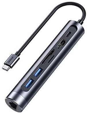 Joyroom S-H111 7-in-1 USB-C Hub Adapter, 4K HDMI, 2x USB 3.0, 100W Typ-C