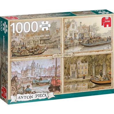 Jumbo Puzzle Kanalboote 1000 18855 - Jumbo 18855 - (Merchandise / ...