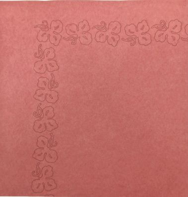 DUNI Dunicel Zelltuch Tischsets & Platzteller 40x40 cm 1/4 Falz "Rosa gemustert"