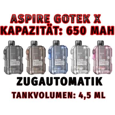 Aspire GoTek X