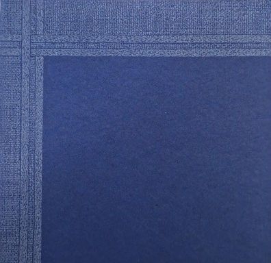 DUNI Dunicel Zelltuch Tischsets & Platzteller 40x40 cm 1/4 Falz "Blau gemusterte"