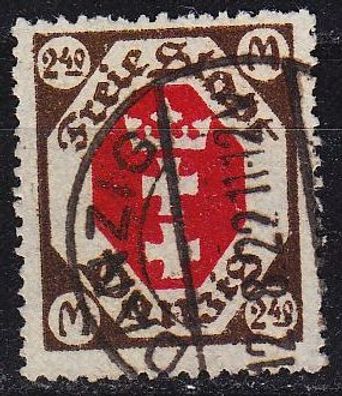 Germany REICH Danzig [1922] MiNr 0097 ( OO/ used )