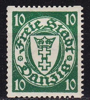 Germany REICH Danzig [1924] MiNr 0194 Dy ( * / mh )