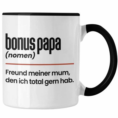 Bonus Papa Tasse Geschenk Vatertag Lustiger Spruch Stiefpapa Stiefvater Geschenkidee
