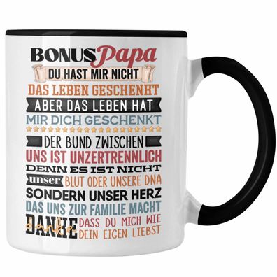 Bonus Papa Tasse Geschenk fér Stiefvater Stiefpapa Geschenkidee Vatertag Du Hast Mir