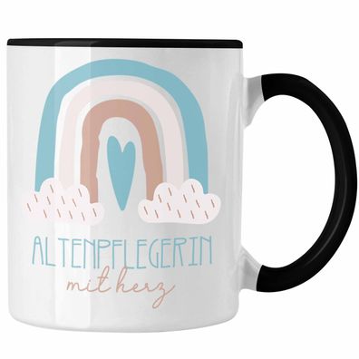 Altenpflege Tasse Geschenk Danke Kaffeetassse Geschenkidee fér Altenpflegerin mit Her