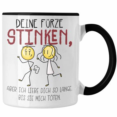 Deine Férze Stinken Tasse Geschenk Valentinstag Partner Freundin Liebe