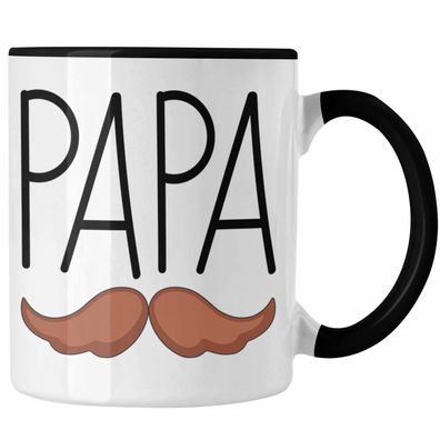 Papa Tasse Geschenk Schnurrbart Geschenkidee Vatertag Lustig
