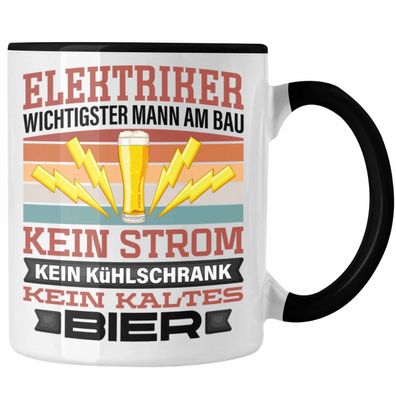 Elektriker Tasse Spruch Wichtigster Mann Am Bau Geschenkidee Elektriker Spréche