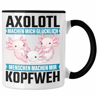 Axolotl Tasse Geschenk Schwanzlurch Geschenkidee Besitzer Axolotl Machen Mich Gléckli
