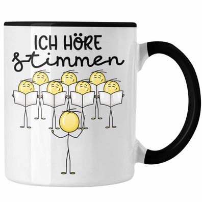 Chorleiter Dirigent Kapellmeister Chor Ich Höre Stimmen Tasse Geschenkidee