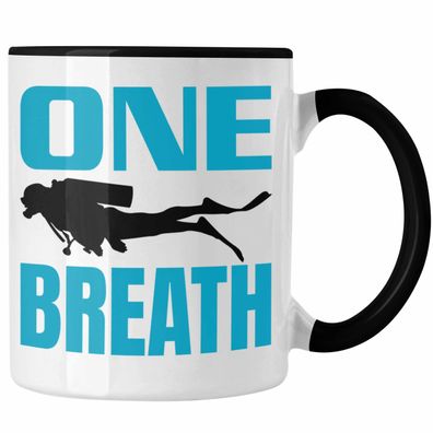 Taucher Tasse Geschenk Scuba Diving Geschenkidee fér Taucher One Breath