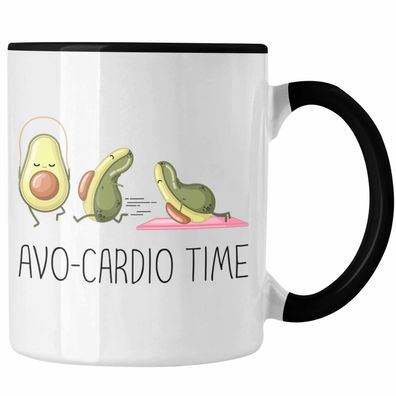 Lustige Fitness-Tasse "Avo-Cardio Time" Lustiges Geschenk Fitness-Enthusiasten