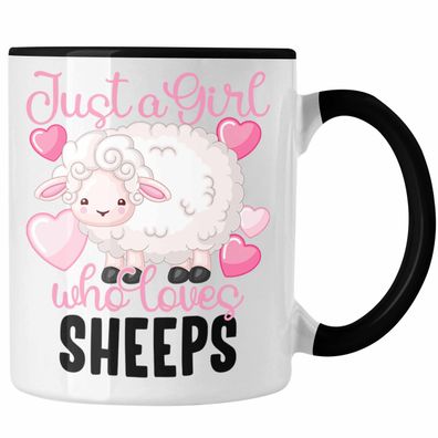 Lustige Schaf-Tasse Geschenk fér Frauen Mädchen Schafhirtin