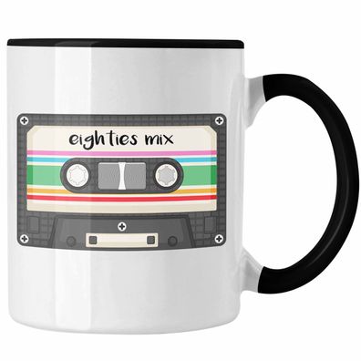 Lustige Tasse "80er Jahre Eighties Mix Kassette" Geschenk fér Nostalgie-Fans