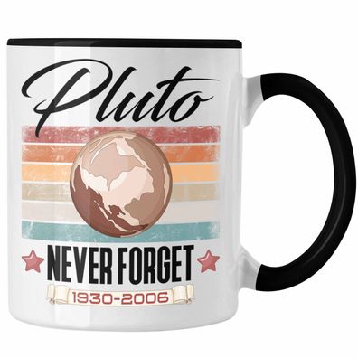 Tasse "Pluto Never Forget" Lustiges Geschenk fér Astronomie-Fans