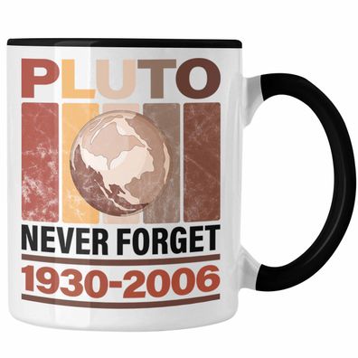 Lustige Tasse "Pluto Never Forget" Geschenk Astronomie-Fans
