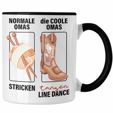 Line Dance Oma Tasse Geschenk Normale Omas Stricken Socken Coole Omas Tanzen Line Dan