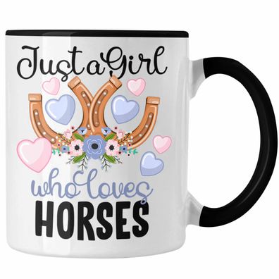 Pferde Reiterin Tasse Geschenk fér Mädchen Reiten