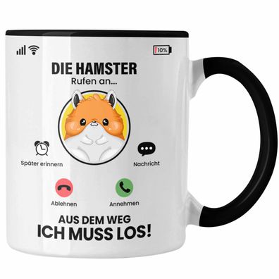 Die Hamster Rufen An Tasse Geschenk fér Hamster Zéchter Besitzer Geschenkidee Lustig
