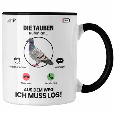 Die Tauben Rufen An Tasse Geschenk fér Tauben Zéchter Besitzer Geschenkidee Lustig Sp
