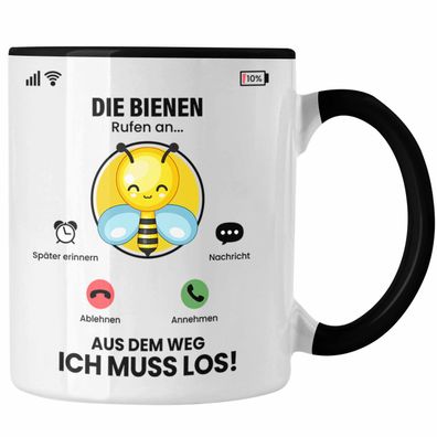 Die Bienen Rufen An Tasse Geschenk fér Bienen Zéchter Besitzer Geschenkidee Lustig Sp