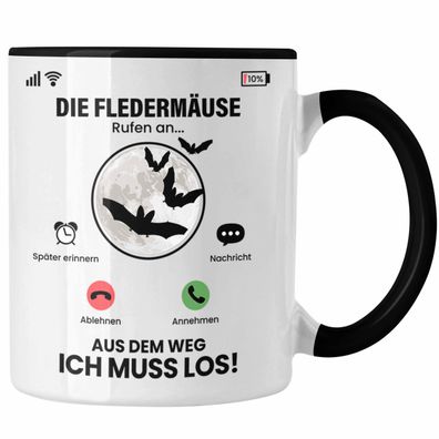 Die Fledermäuse Rufen An Tasse Geschenk fér Fledermäuse Zéchter Besitzer Geschenkidee